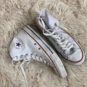 Classic White High-Top Converse